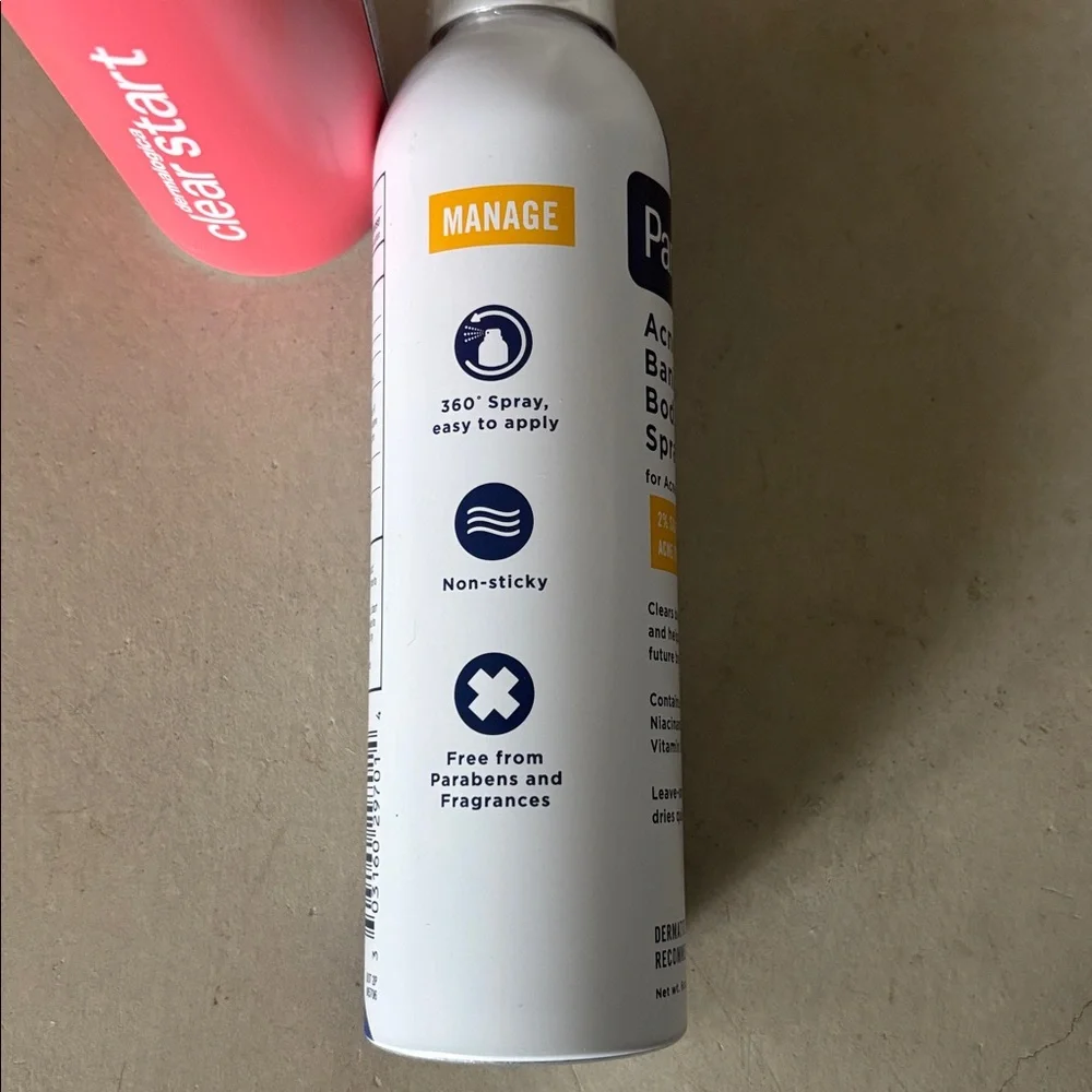 Sale! New Sealed Body Bacne Spray Treatments - Dermalogica Clear Start & PanOxyl